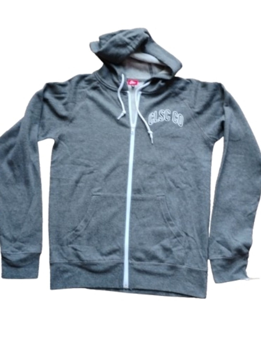 NWT CLSC CO Gray Full Zip Hoodie Size S Streetwear Logo